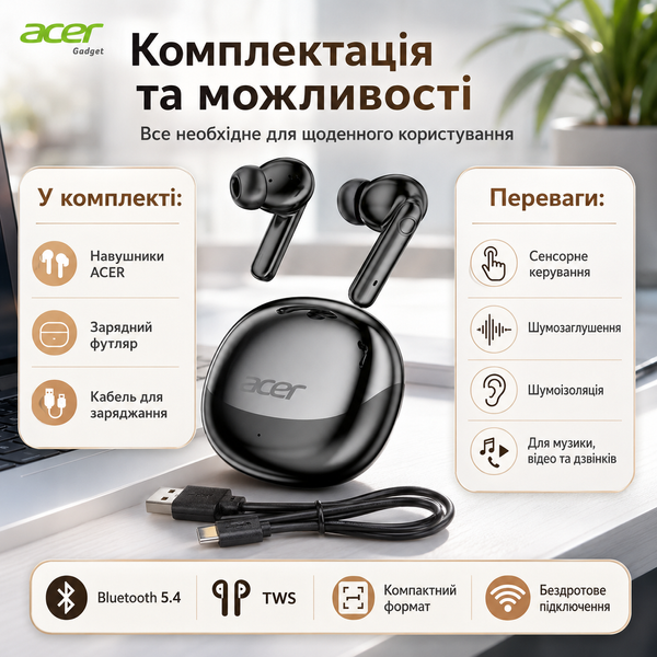 Бездротові Bluetooth  навушники з шумозаглушенням 026 фото