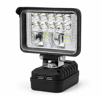 Портативний LED прожектор для акумулятора Mutian 052 фото