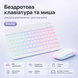 Комплект бездротової клавіатури з підсвічуванням та миші B-094 фото 2
